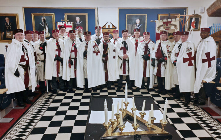 Ampthill Preceptory 260 Welcomes a New Knight and Celebrates Distinguished Service